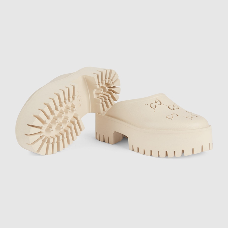 663577.JFB00.9022.006.100.0000.Light Womens platform perforated G sandal